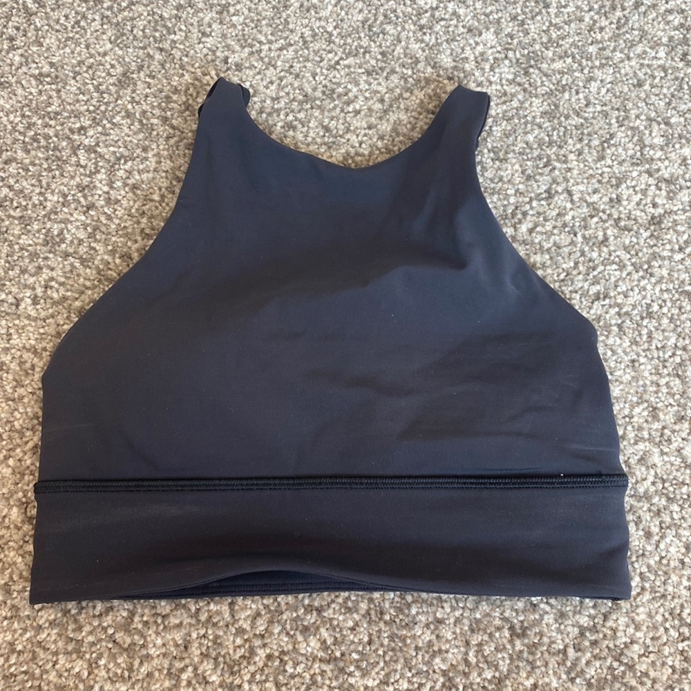 LuluLemon High Neck Longline Energy Bra